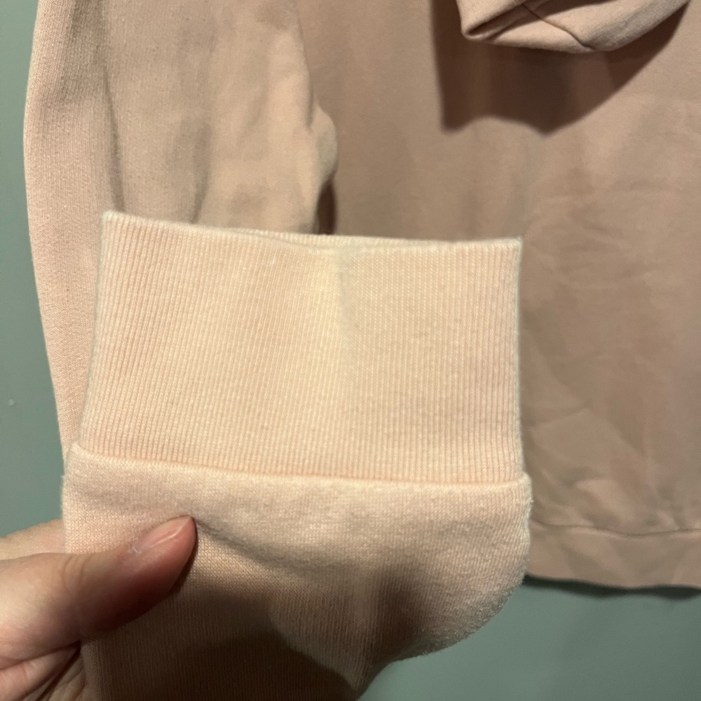 PINK Victoria's Secret Light Pink Zip-Up Hoodie - Picture 6 of 8